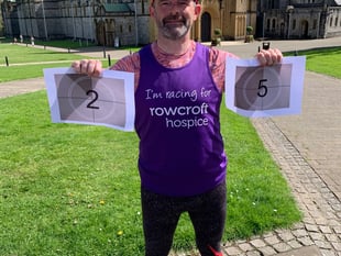 Runner's Rowcroft marathon milestone 