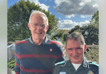 Teignmouth man reunites with ambulance crew on anniversary of cardiac arrest