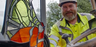 Water worker inspires stained glass art 