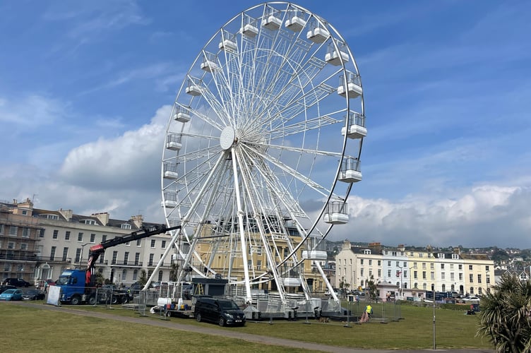 Observation wheel at The Den in Teignmouth