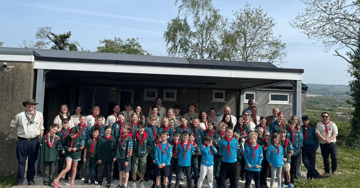 Highweek Scout Hut opening 