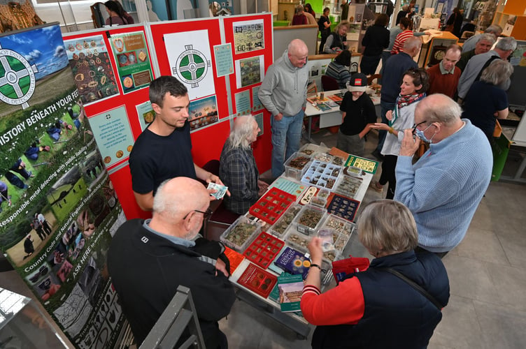 Teignbridge Archaeological Society archaeology fair at Newton Abbot Town Hall