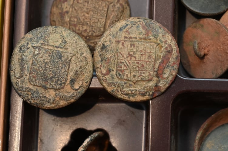 Teignbridge Archaeological Society archaeology fair at Newton Abbot Town Hall. Finds of the past