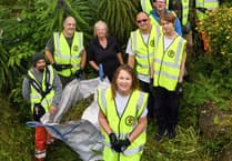 Guerilla gardeners spruce up Teignmouth station
