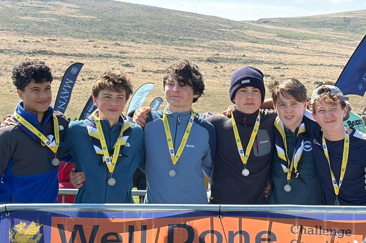 Liverton Scouts Ten Tors 2026 45-mile team