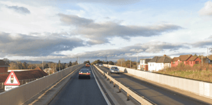 Three-vehicle collision causing delays in Newton Abbot 