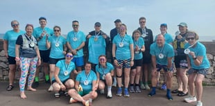Coasters celebrate completing virtual London Marathon 