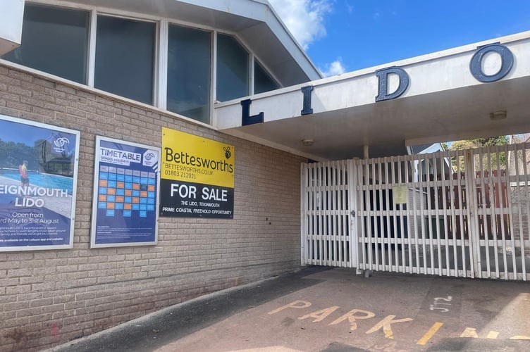 Teignmouth Lido for sale. Photo Save The Lido