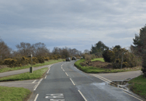 No injuries after Sunday's two-vehicle collision on Teignmouth back road