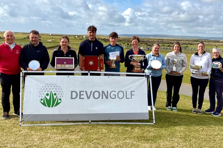 Devon golf prize winners RND