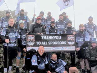 Rugby veterans complete Three Peaks for charity