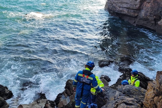 Coastguards respond to wind surfer alert 