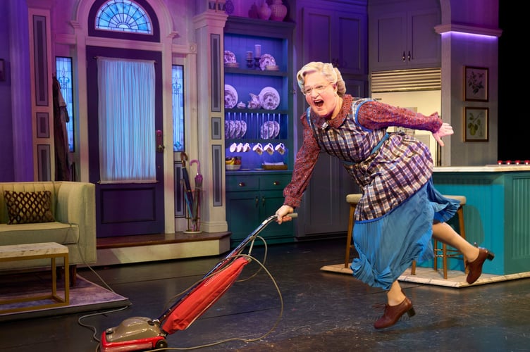 A comedy scene from Mrs Doubtfire