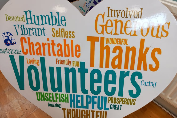 Sign on display at the Alice Cross Centre, Teignmouth