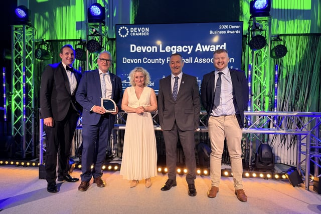 Devon County FA wins award for 130 years of service