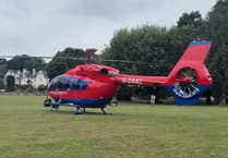 Biker airlifted to hospital after Newton Abbot collision