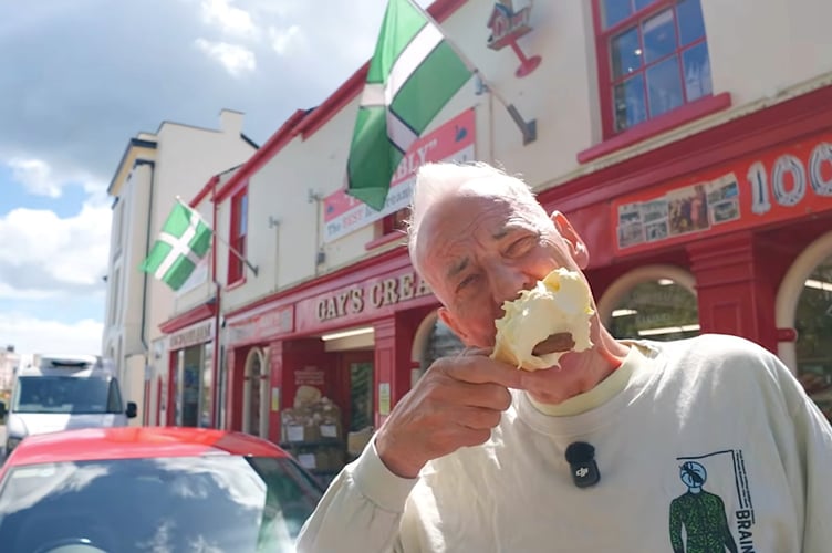 Michael Barrymore has been extolling the virtues of Dawlish in his recent on line video. Image:Michael Barrymore