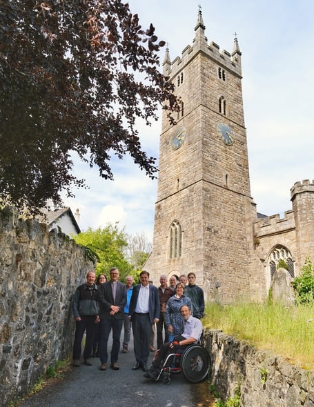 Save Bovey Bells campaign launch at church of St Peter, St Paul and St Thomas. 
. Photo contributed