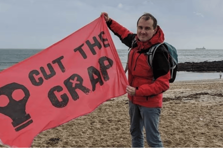 Branch member Mael Gaeric, who is also a Penyn Town Councillor.
