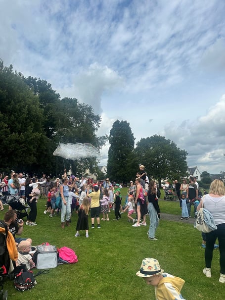 Last year's Party in the Park in Courtenay Park, Newton Abbot.