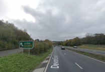 Man seriously injured in three-vehicle crash on A38