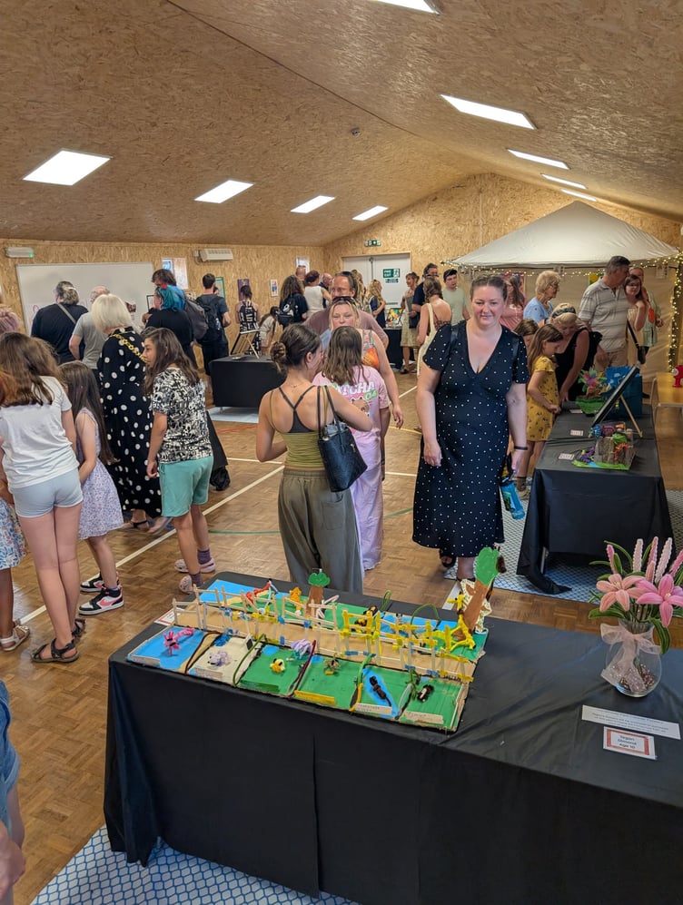 The Home Education Art Exhibition in Newton Abbot. Photo supplied