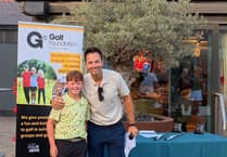 Devon Golf youngsters starring at The Grove