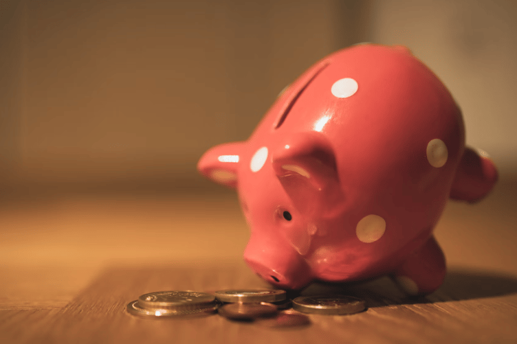 Pension stock image