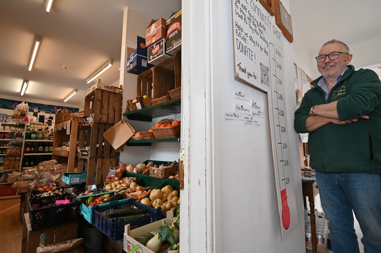 Holne Community Shop. Paul Arrowsmith