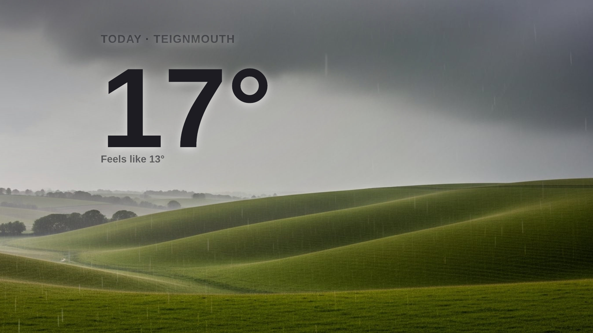 Heavy rain for Teignmouth today - here's your Monday forecast
