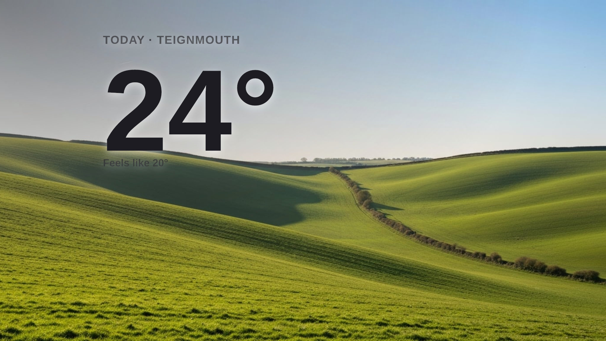 Sunny skies for Teignmouth today - here's what to expect