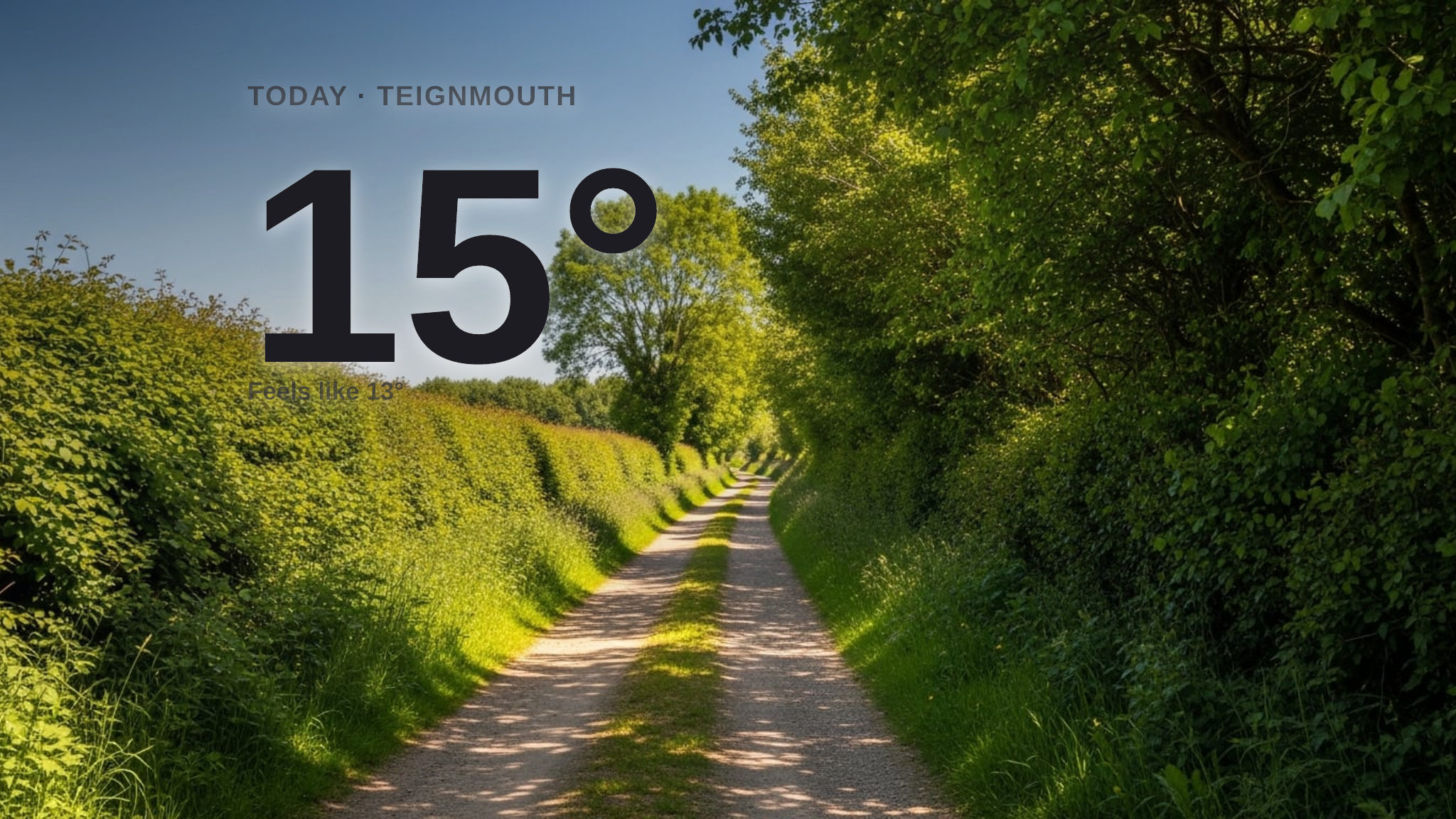 Sunshine and warmth for Teignmouth today - here's what to expect