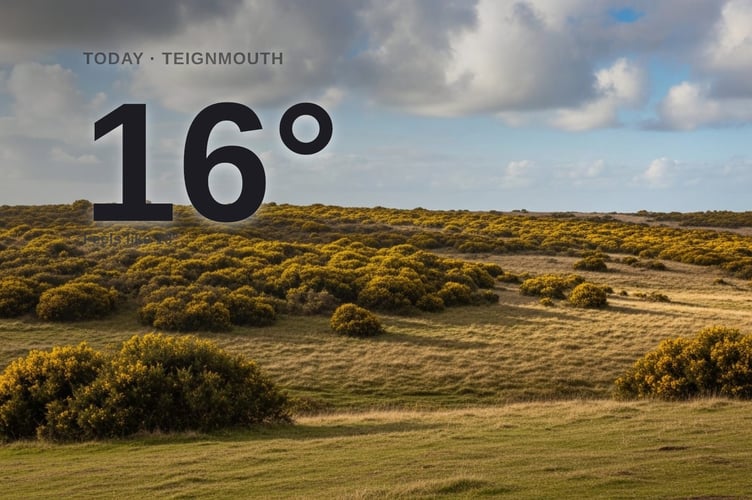 Teignmouth weather: partly cloudy Wednesday with little chance of rain and a high of 15°C