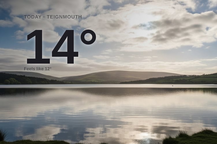 Teignmouth weather: partly cloudy Saturday with little chance of rain and a high of 15°C